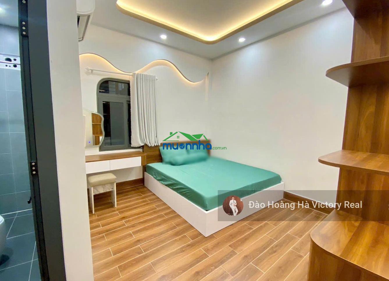 Căn góc đẹp hxh 5m 3pn tại lý thường kiệt - chợ ông địa, full nt, [4.2 x 13m, 52m2], giá 7.68 tỷ tl