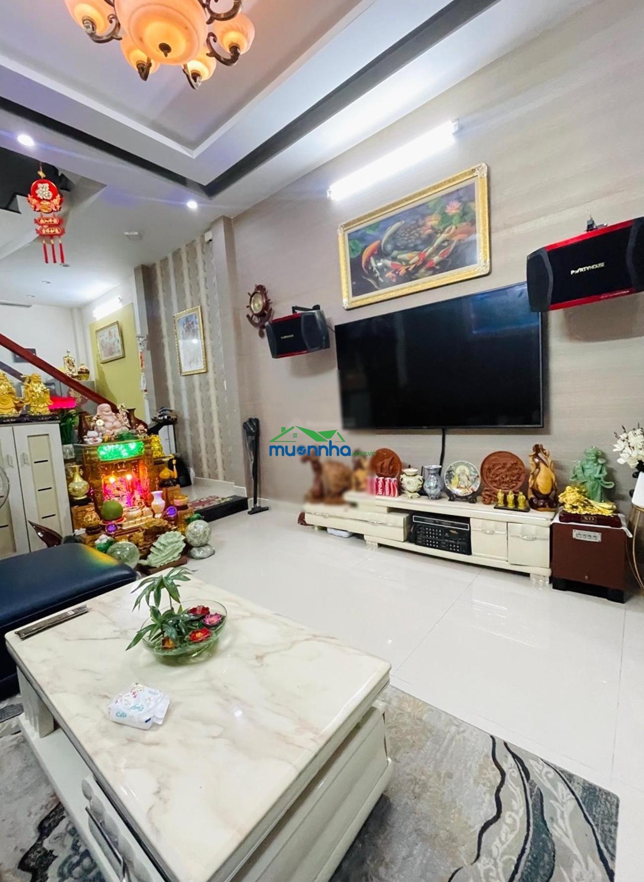 10 phút qua gò vấp - bán nhà cao tầng thạnh lộc 19 - 3 tầng btct - hẻm 8m kinh doanh - giá 5.28 tỷ - 3