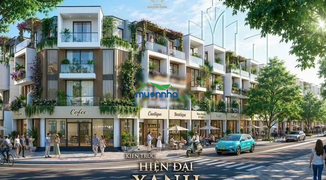 Bán nhà phố vinhomes saigon park - hóc môn 4ty