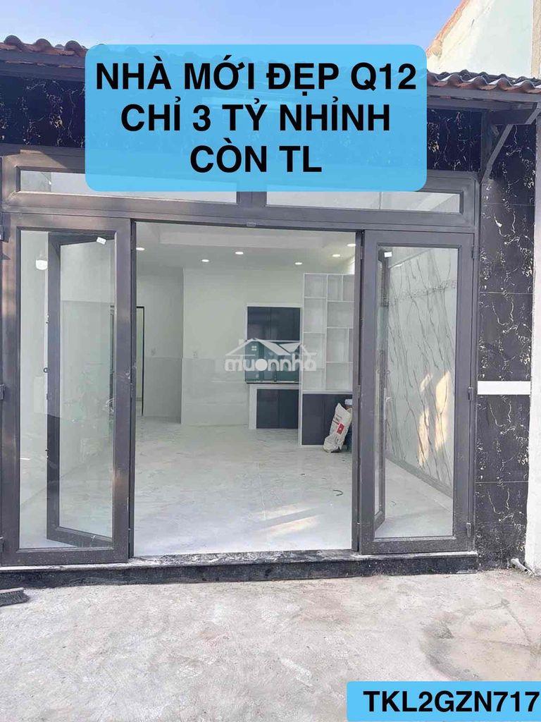 🏡Nhà 2 tầng q12 mới đẹp chỉ 3 tỷ nhỉnh còn thương lượng