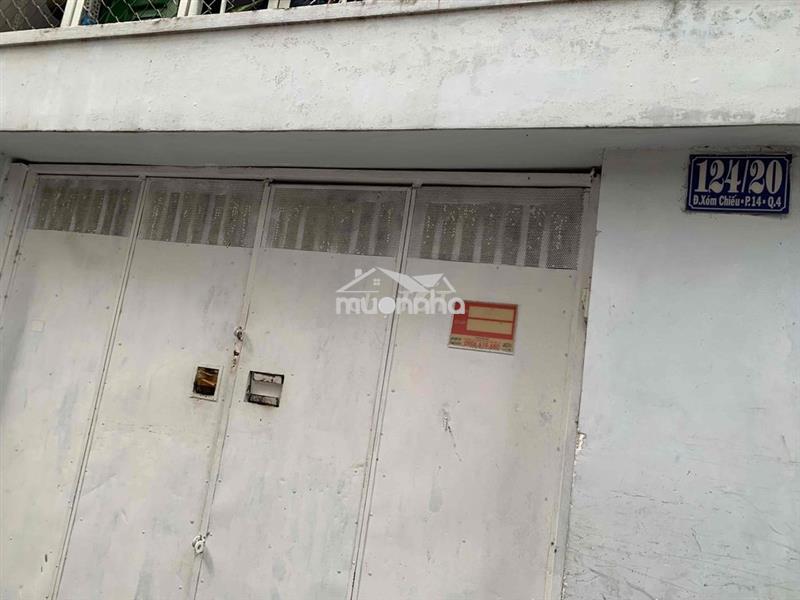 Bán nhà hẻm 124 xóm chiêu 55,4m2, 3 tầng, hẻm thông