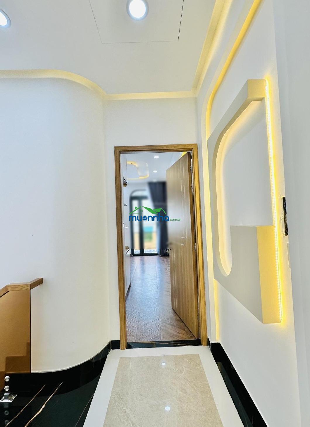 Hẻm khuông việt - cách mặt tiền 1 căn - 4,3x16,5m - 3pn 4wc - nhà mới xây xong - hoàn công đủ - 4