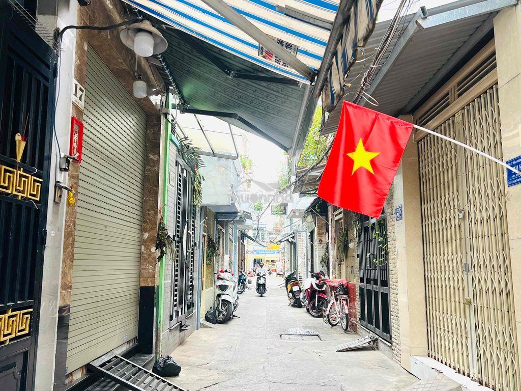 🛑 Nhà hẻm thông 4m,  khu nhà lô hưng phú (3x20m), 4 tầng - 4