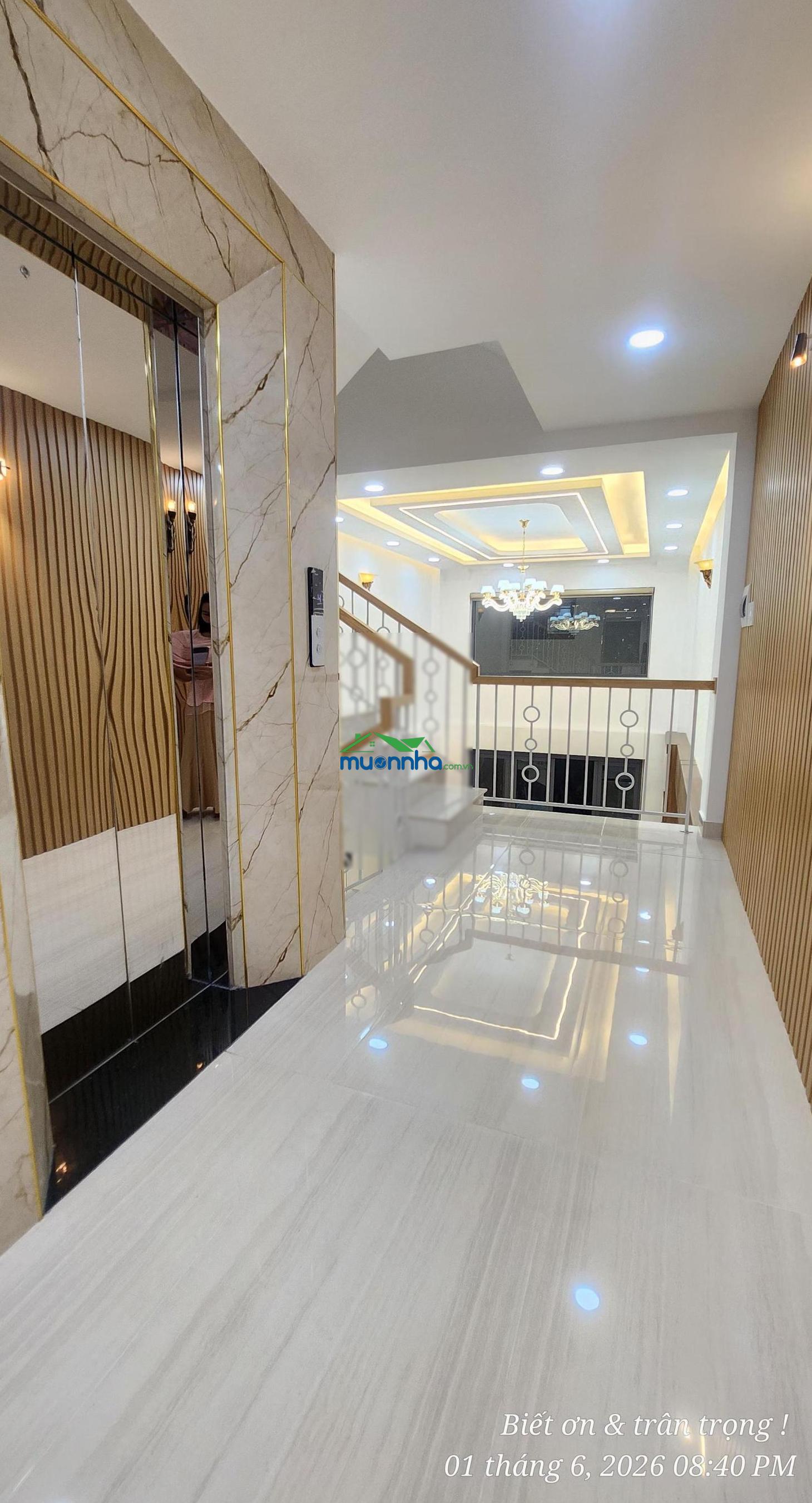 5 tầng thang máy - 72m² - xe hơi khu đô thị đẹp. - 4