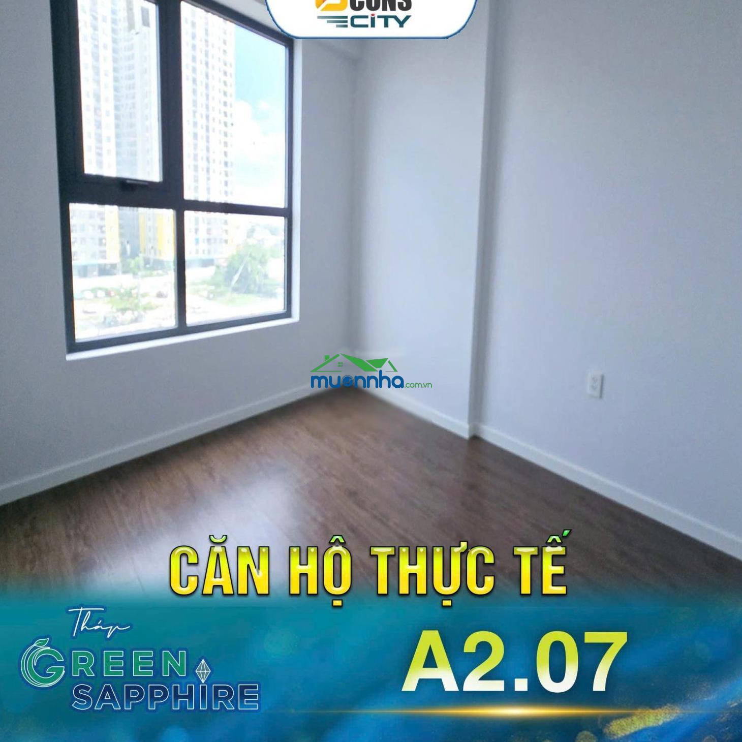 Chủ cho thuê căn hộ bcons city, 2pn2wc 56m2, có nội thất, giá 5.5tr/th, dọn vào ở ngay - 2