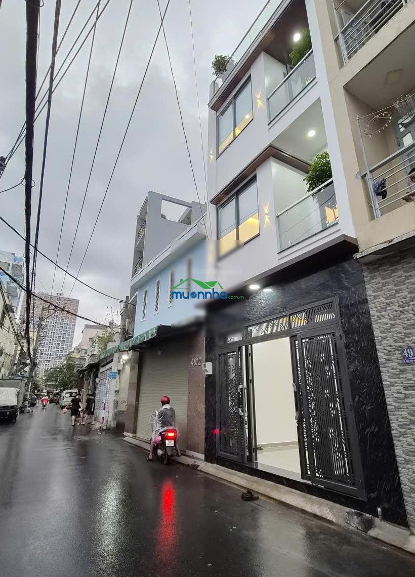 Nhà 48/2a lương thế vinh tân phú. dt 4.5x11m, 1 trệt, 3 lầu, giá 7.9 tỷ nhà mới ở liền