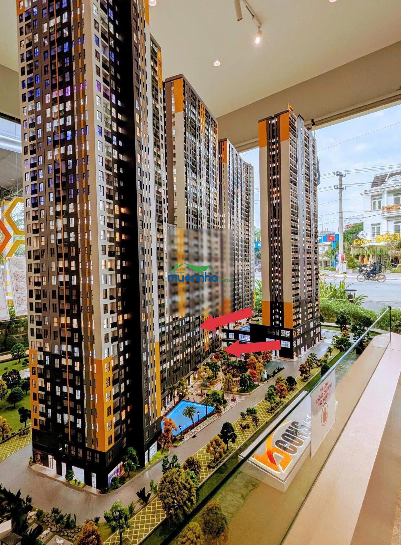 Căn 2pn giá tốt nhất, không gần rác, không ngay thang máy, thanh toán 444tr, ngân hàng cho vay 80%