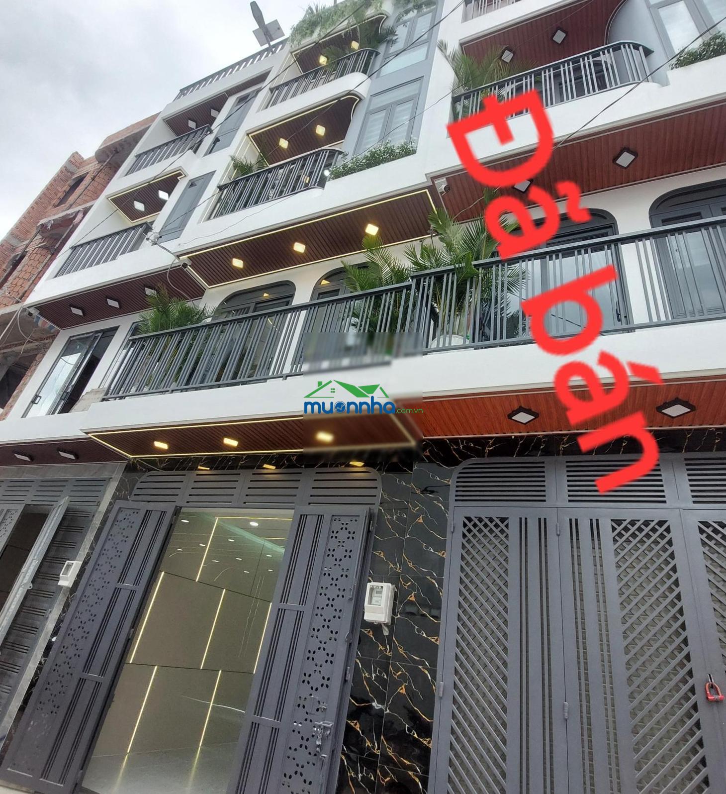 Nhà đẹp, 5 tầng, full thổ cư, full nội thất, 1 xe nhựa ô tô ngay khu tiện ích - 3