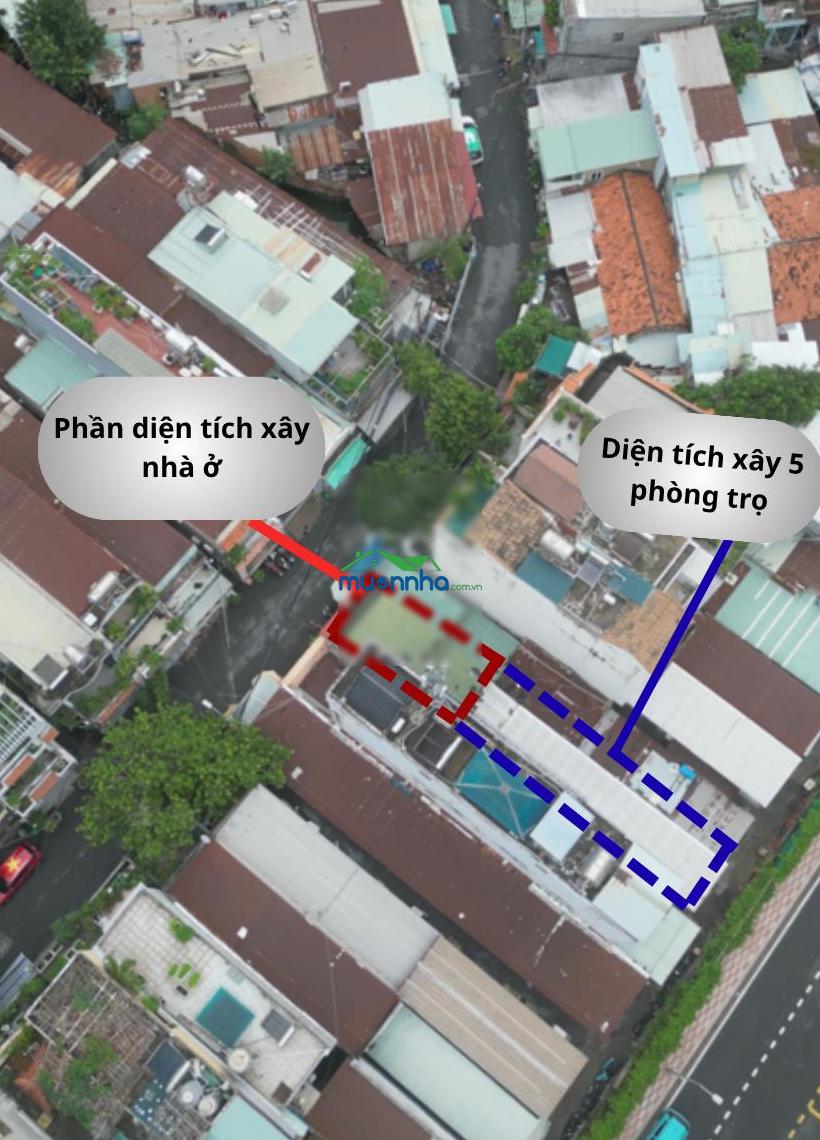 Nóng! nhà 2 mặt tiền hẻm 8m khu quân cảng nguyễn hữu cảnh - sổ hồng sẵn - có dòng tiền sẵn - 4