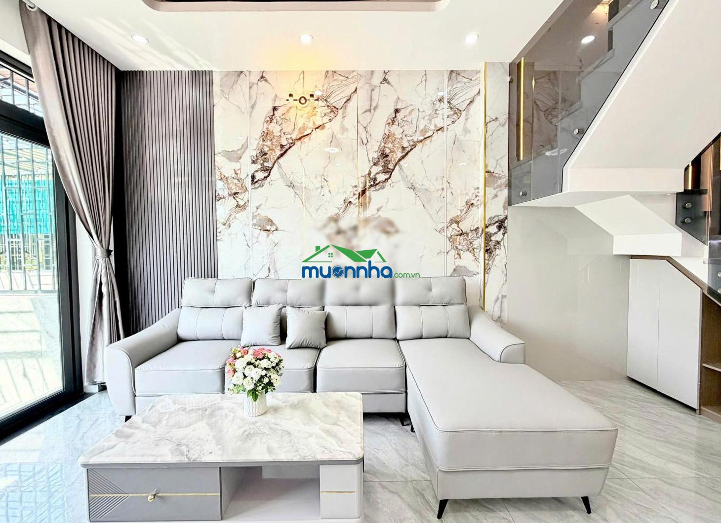 Nhà mới 3 tầng đường hà huy giáp - mặt tiền sông vàm thuật - 100m2 - gần cầu phú long - nhỉnh 6 tỷ - 3