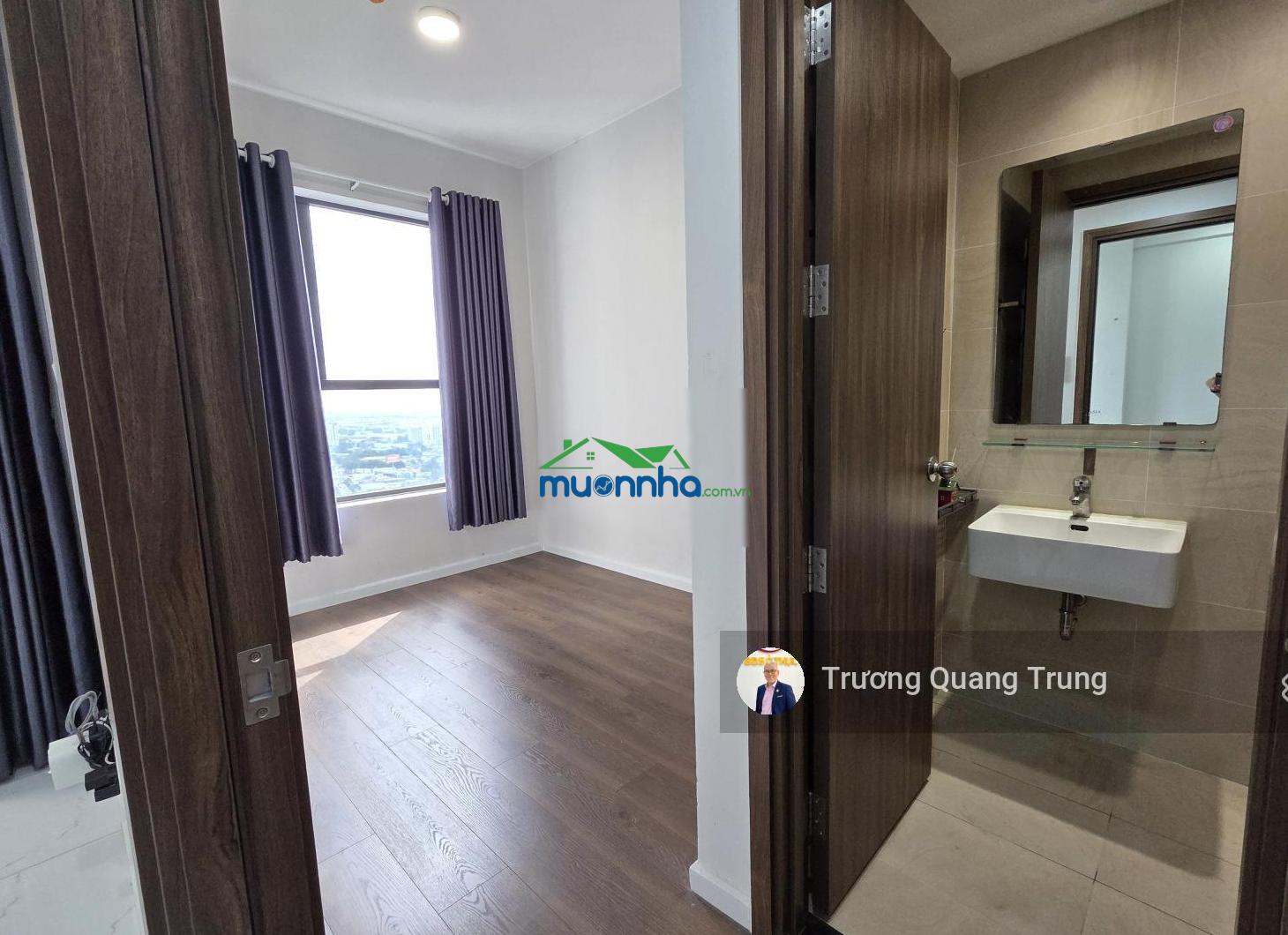 Cho thuê opal skyline 2pn 2wc 65m², ban công đông bắc, view hồ bơi - 4