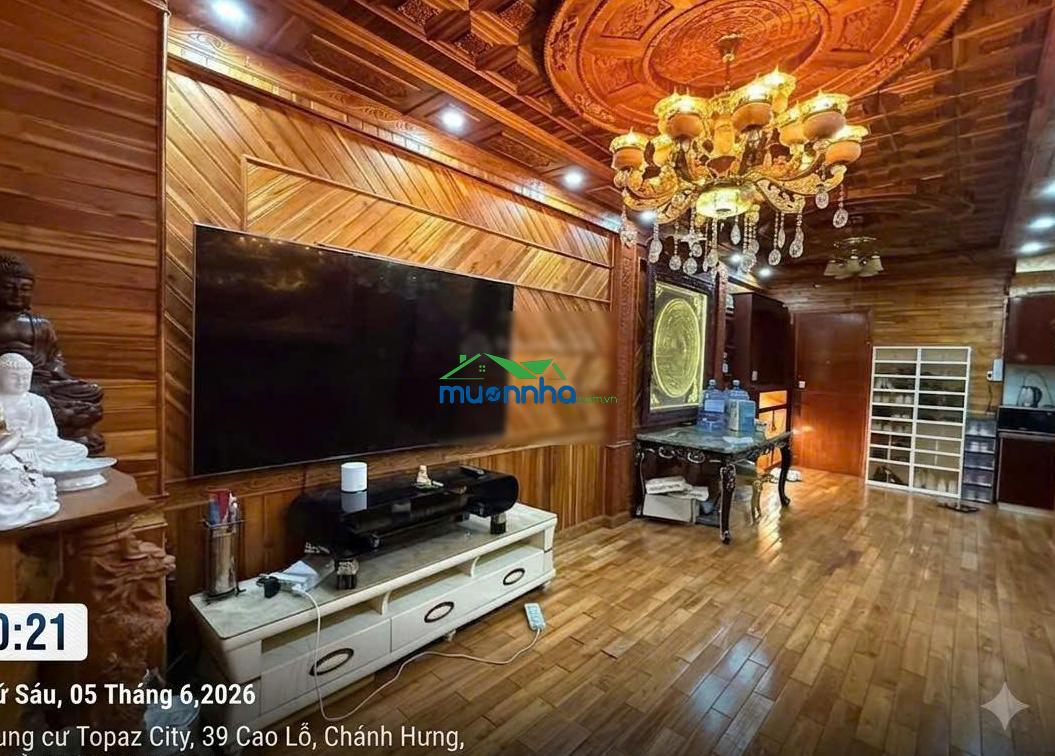 Cực hiếm! 2pn topaz city full nội thất gỗ sang trọng. ngay tạ quang bửu - cao lỗ, q8 - 4