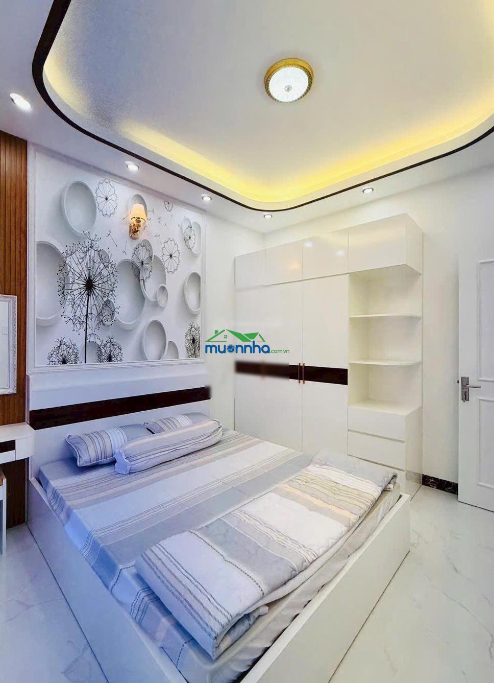 Xây mới 100% ngang 5 bề thế xe hơi ngủ trong nhà, lê lợi, p4, gv - 4 tầng - shr - 5pn, giá 9tỷ - 4