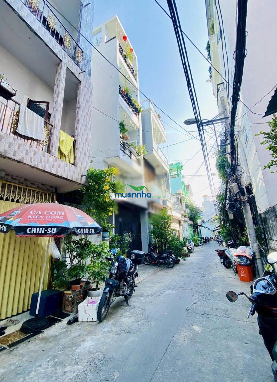 2 mặt tiền trước sau diên hồng, bình thạnh giá chỉ 7,35 tỷ, dt: 3,2x15m cn: 53,6m2 vuông vức cấp 4 - 3