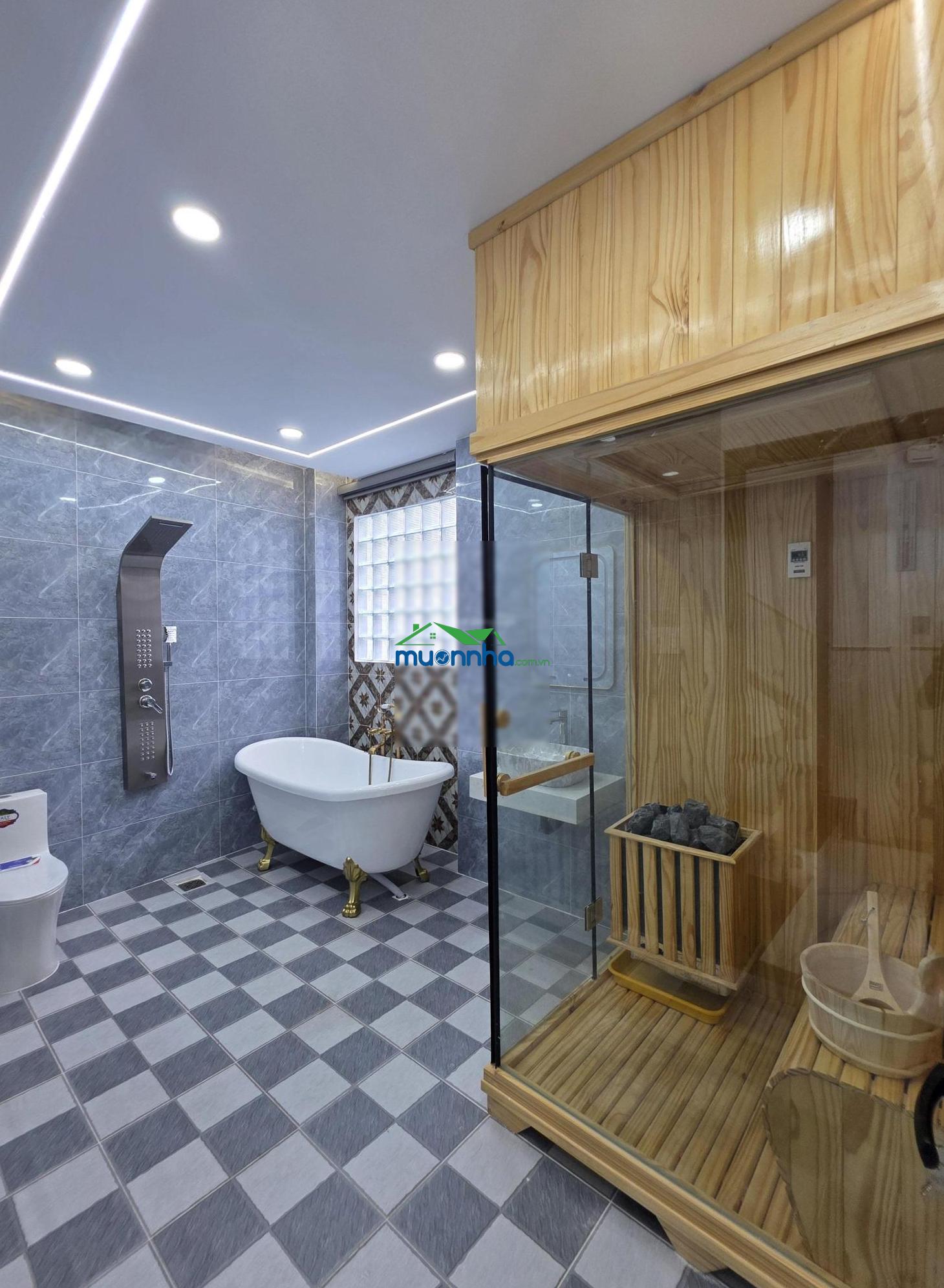 Nhà xây mới hẻm xe hơi 6m6x11m đúc 5 tầng ngay hòa bình vs lũy bán bích - 2