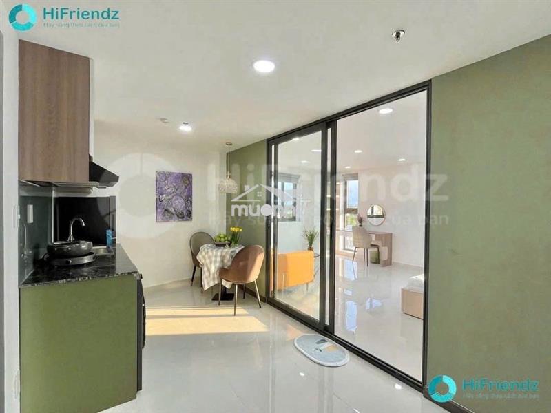 Studio tách bếp cửa sổ trời view đẹp full nội thất gần lotte