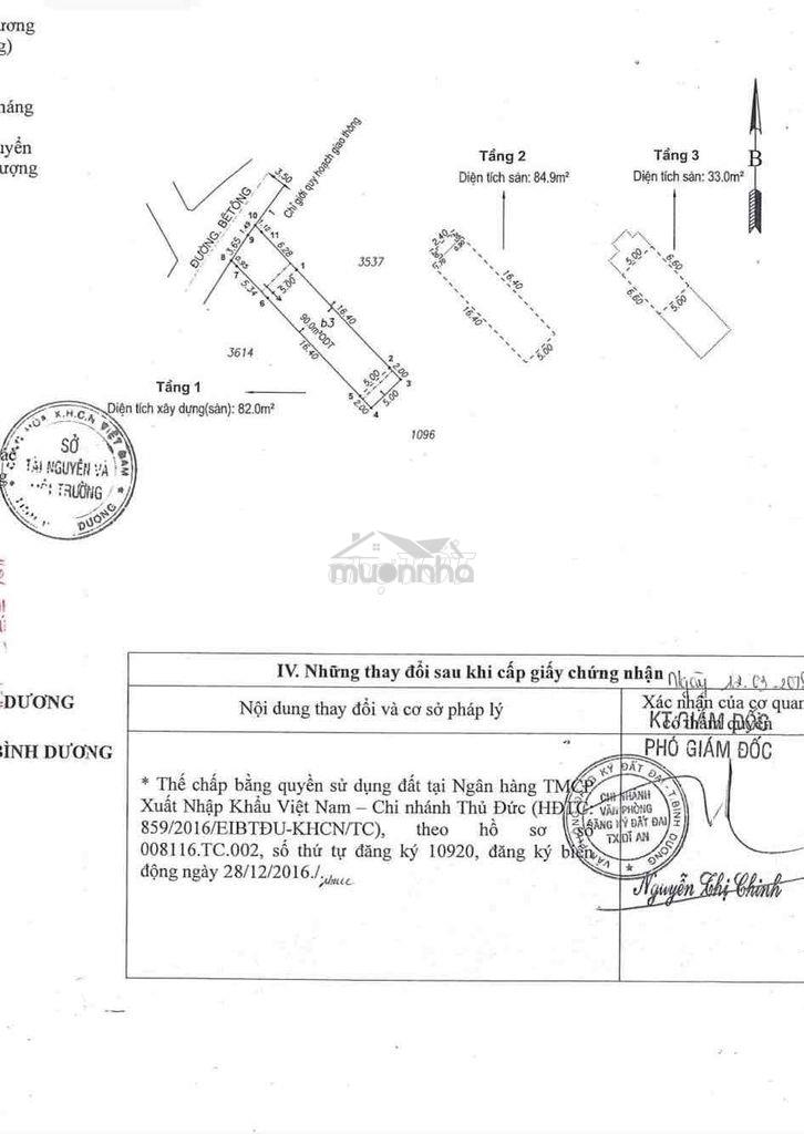 Nhà shr_đã hoàn công dt sàn 199,9m2_3 tầng_4pn_dt 126,4m2 - 2