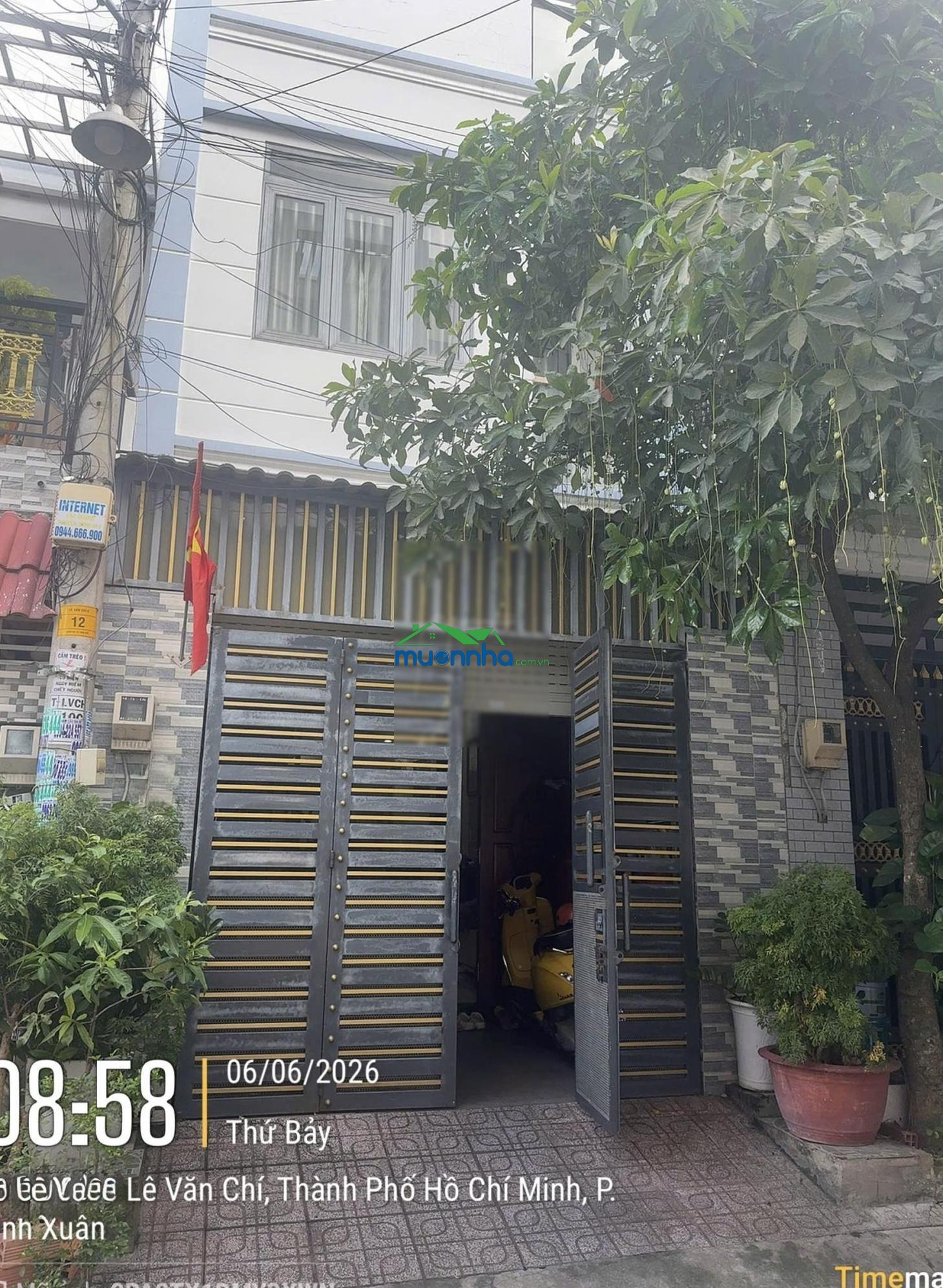 Cực hiếm! nhà 3 tầng kdc đồng bộ lê văn chí - gần metro