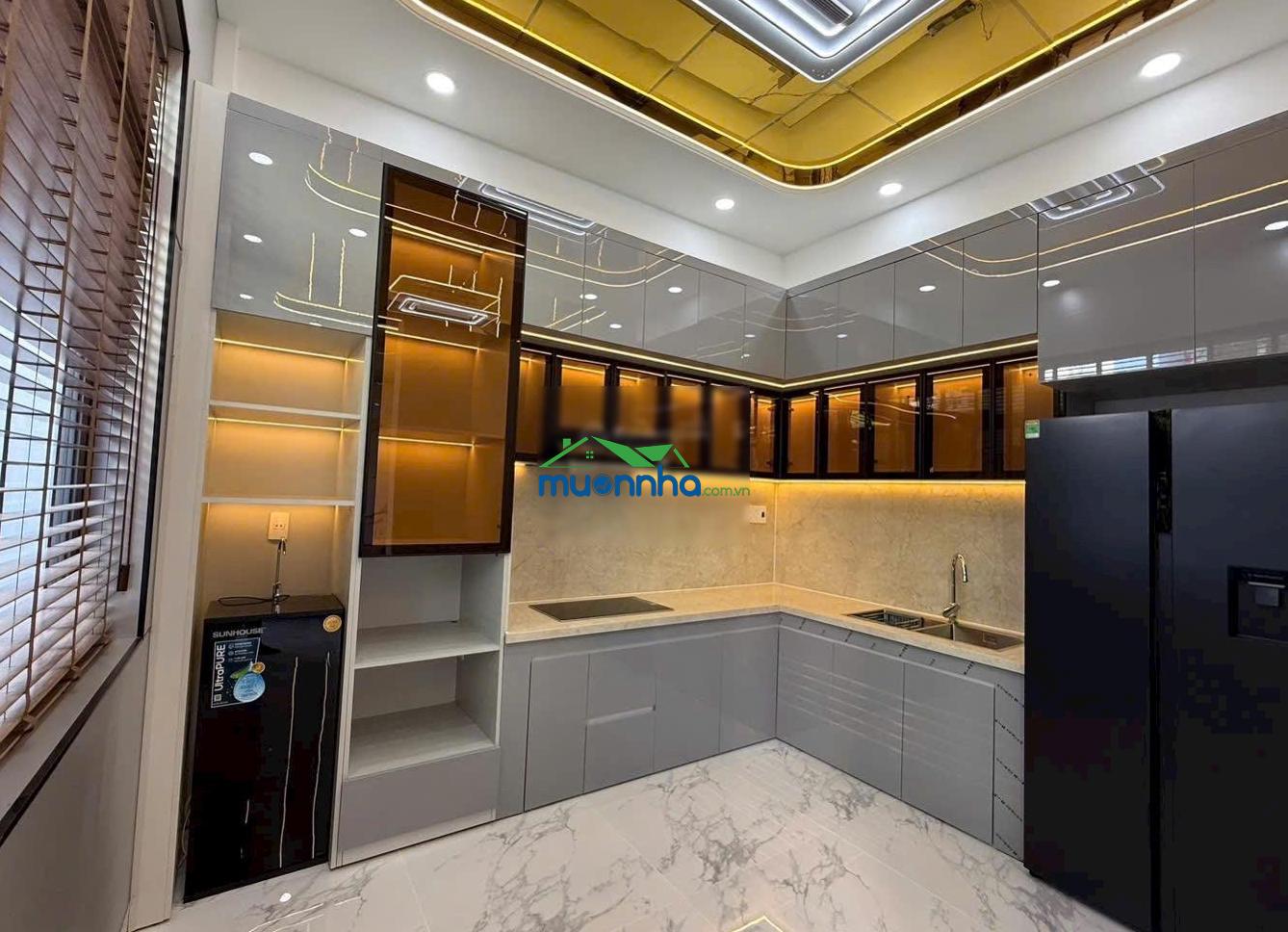Nhà ngang 6.4m cực hiếm rộng như villa mới 100%, dtsd 154m² - 4