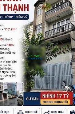 Bán nhà bình thạnh đường xe tải - ngang 6m hiếm - 120m² - chỉ 17,5tỷ - 2