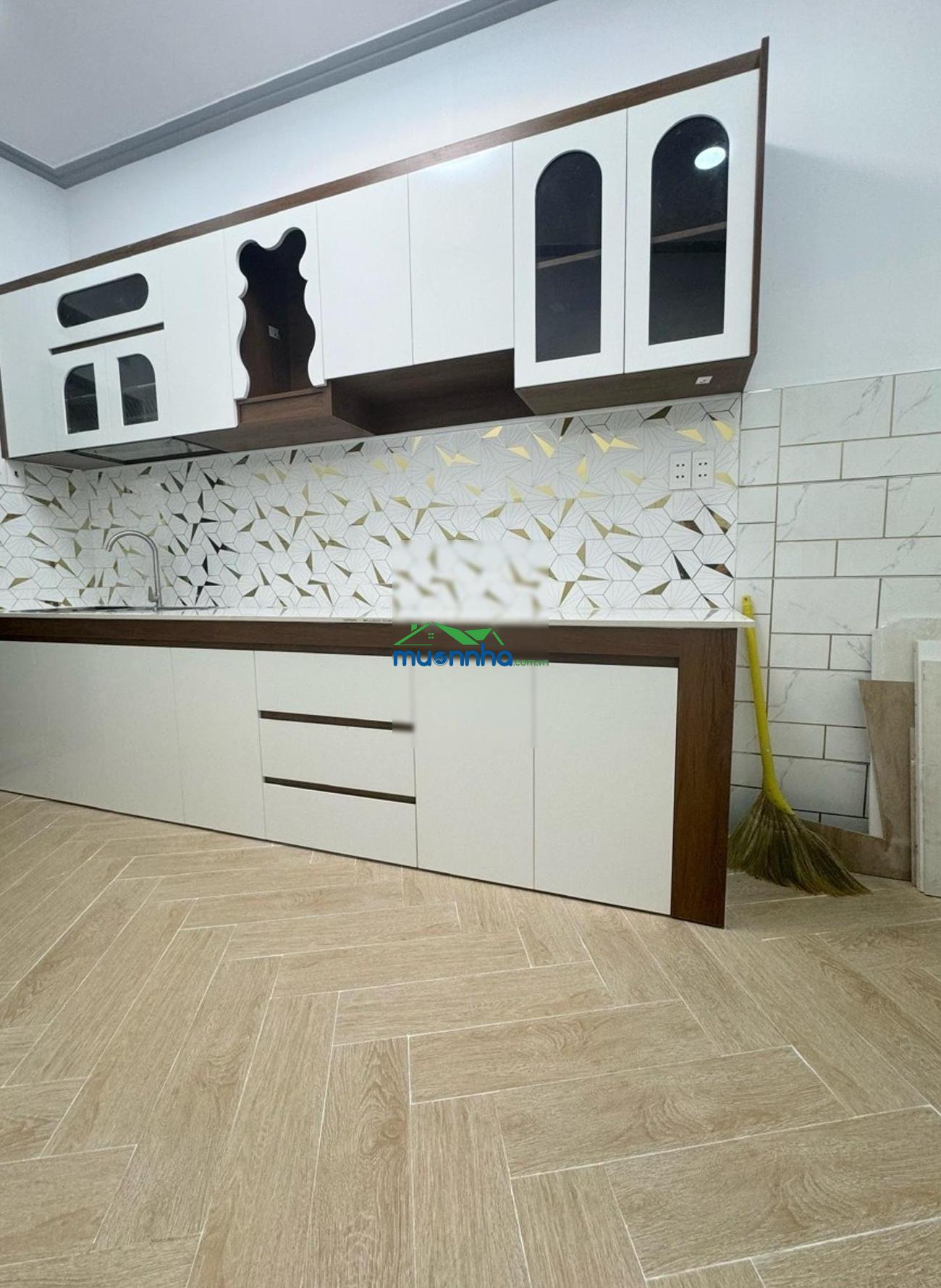 Chợ phú lâm. bà hom. hồng bàng. nhà mới 2 tầng. 45m2. giá 4t8. 5m thông. vòng xoay phú lâm. quận 6.
