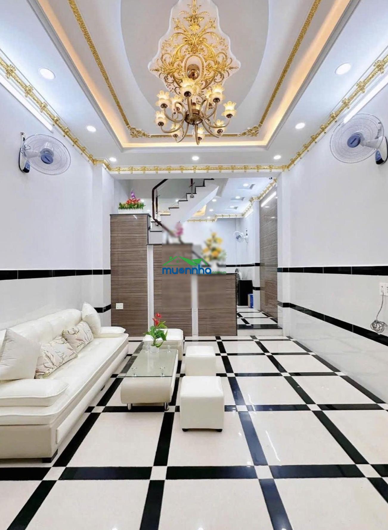Nhà mới đẹp 4 tầng - gò xoài - hướng đông nam- 40m² - hẻm xe hơi 7m thông - mã 149-ks