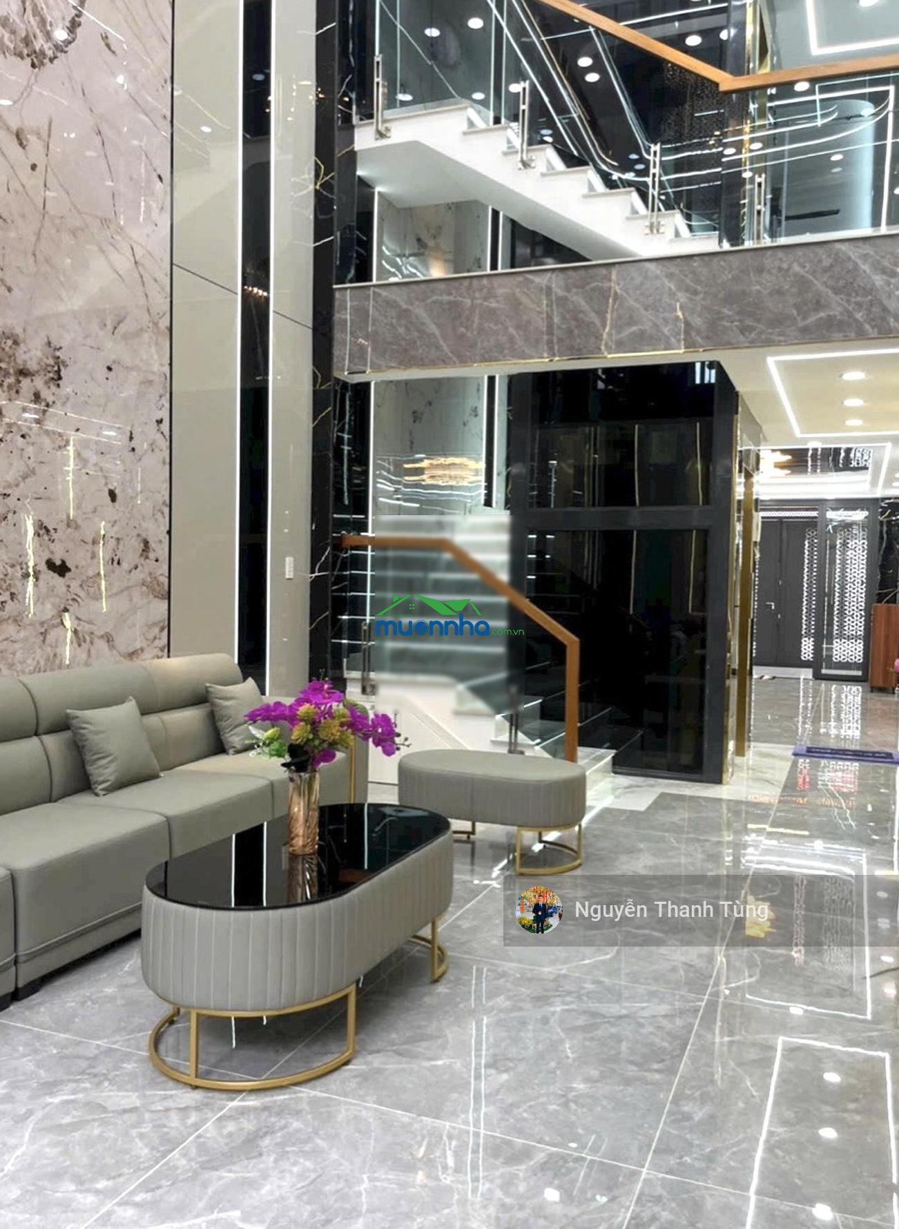 Nhà 5 tầng có thang máy, khu vip gần mặt tiền lê văn khương, full nội thất cao cấp, 85m², hẻm 8m - 4
