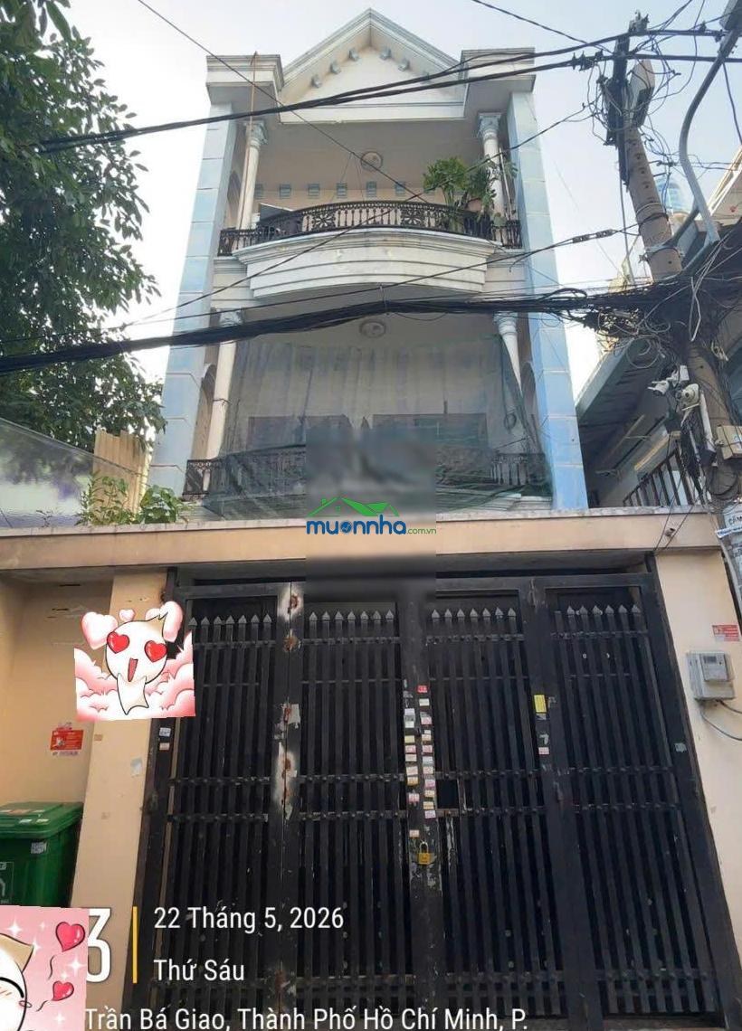 Bán nhà gò vấp hẻm xe hơi đường trần bá giao 5x20 đúc 2 lầu công nhận 100m2 - 3