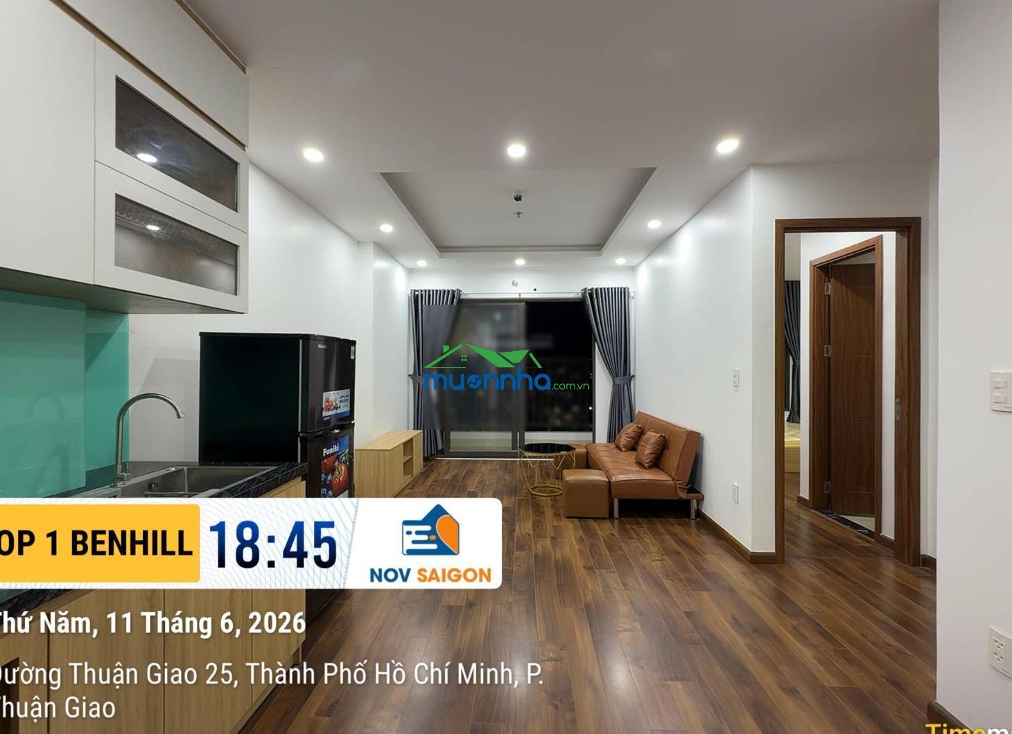 Căn hộ ben hill - 2pn2wc - sẵn full nt đẹp - view công viên - đi xem về ở ngay