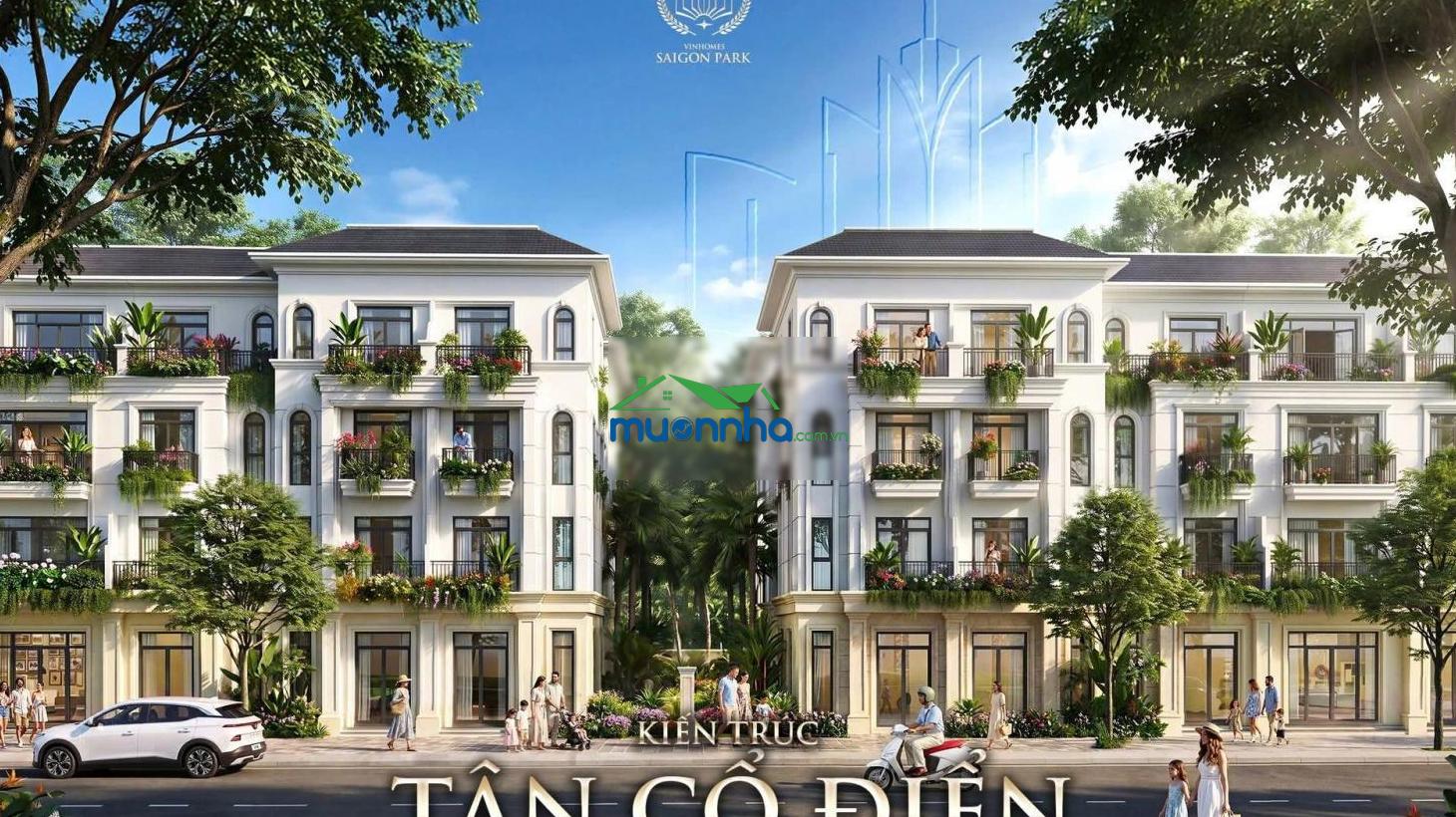 Bán nhà phố vinhomes sài gòn park ( hocmon) giá nhà phố 1 trệt 3 lầu giá từ 4.5 tỷ lh 0909.154.*** - 3