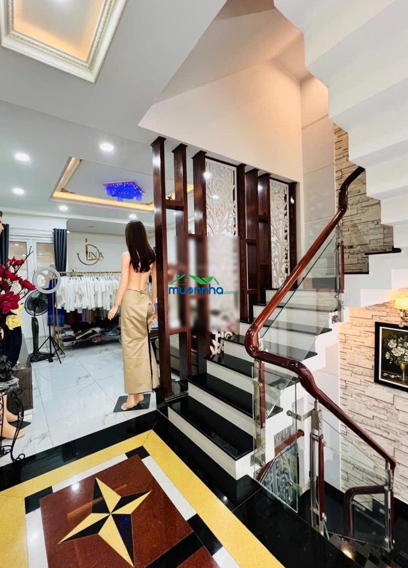 Nhà mặt tiền hẻm lớn an dương vương thuận tiện mở văn phòng 56m hẻm 12m nhà đối diện cv - 2