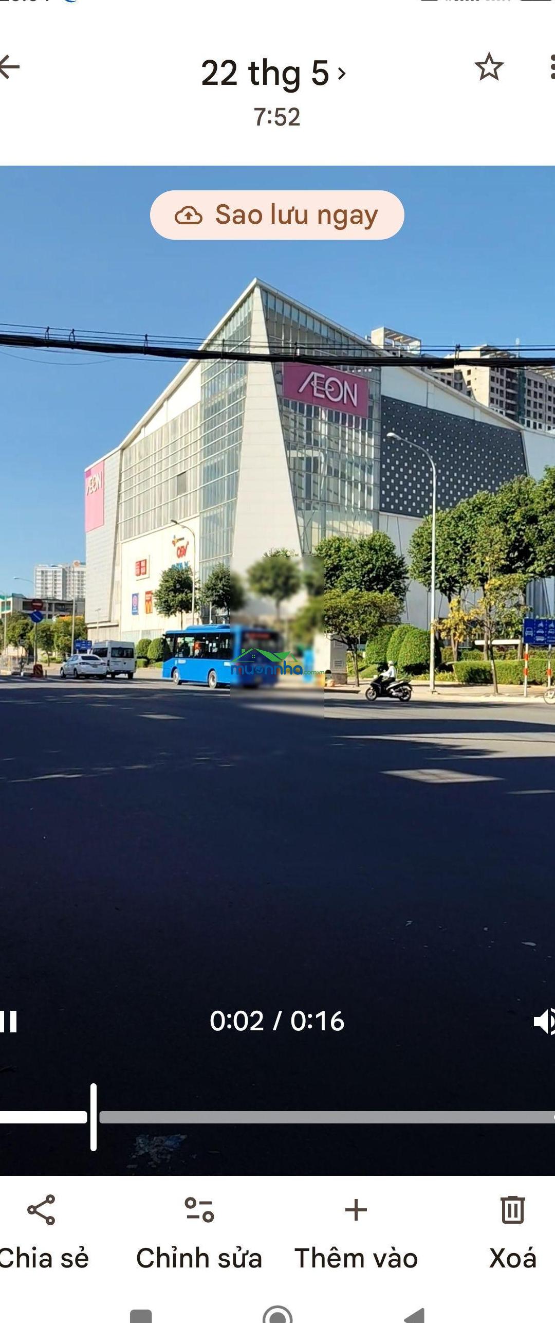 Nhà tên lửa aeon giá tốt. an cư, giữ tài sản lâu dài 4 tầng 80m2. chỉ 10t