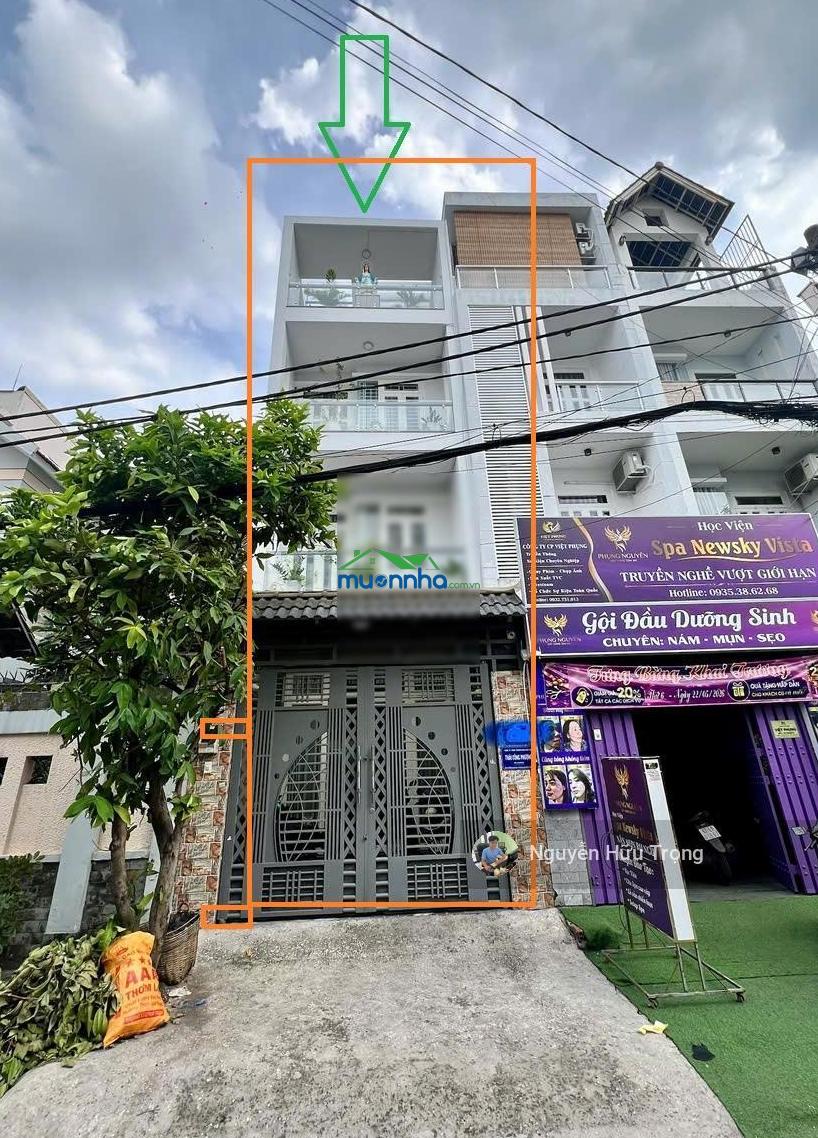 Bán nhà hẻm xe hơi hoàng ngọc phách - trệt 2 lầu st mái đúc - 4x20m nở hậu 5m - giá 11,5 tỷ