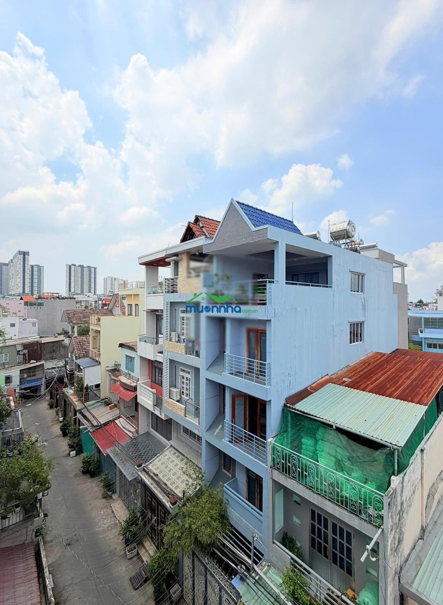 Bán nhà hxh phường 4 quận 8, 4 lầu, ngang 4,2, 70,1 m², sân thượng, 6pn chỉ 10,8 tỷ - 4