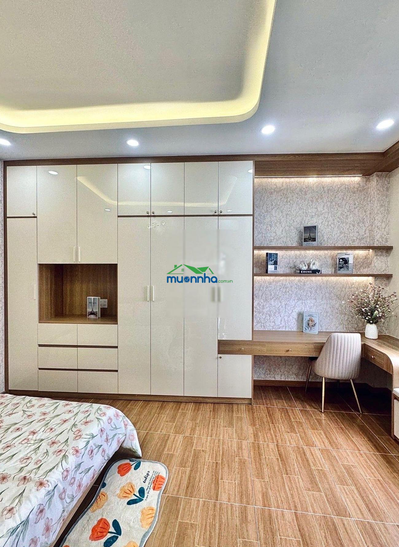 Bán nhà mới phan huy ích hxh 65m2x5 tầng ôtô ngủ nhà 8tỷ89