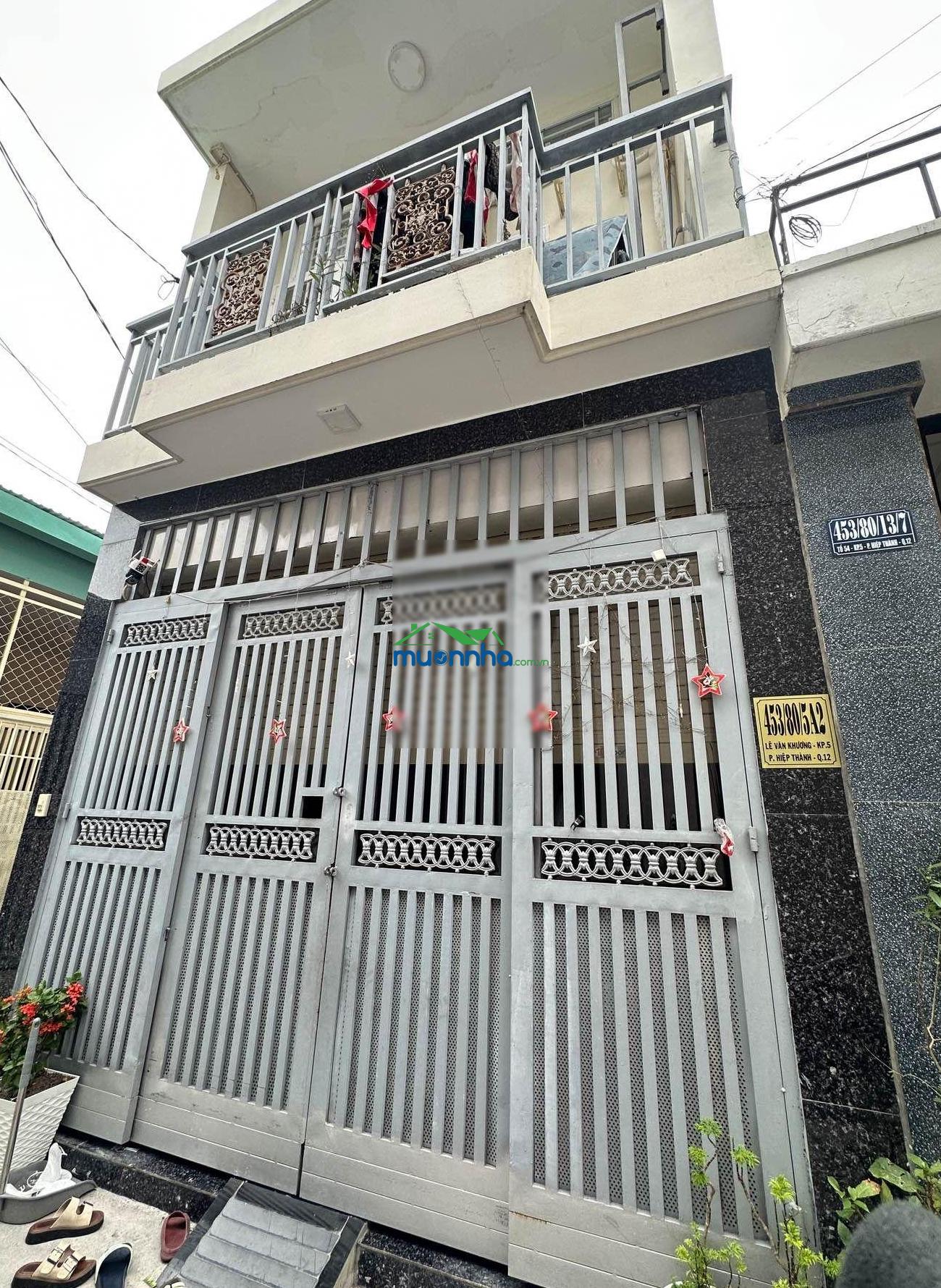 Căn góc hẻm xe hơi ngay chợ thiếc lê văn khương - nhà kiên cố ở ngay - nở hậu ~ 50m² - 2 tầng