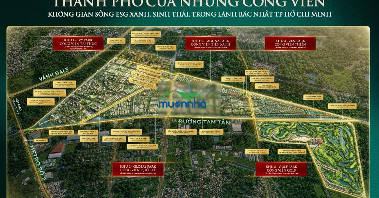 Vinhomes sài gòn park: nhà phố giãn xây 80m2, chỉ thanh toán trước 6,5 tỷ tiền đất