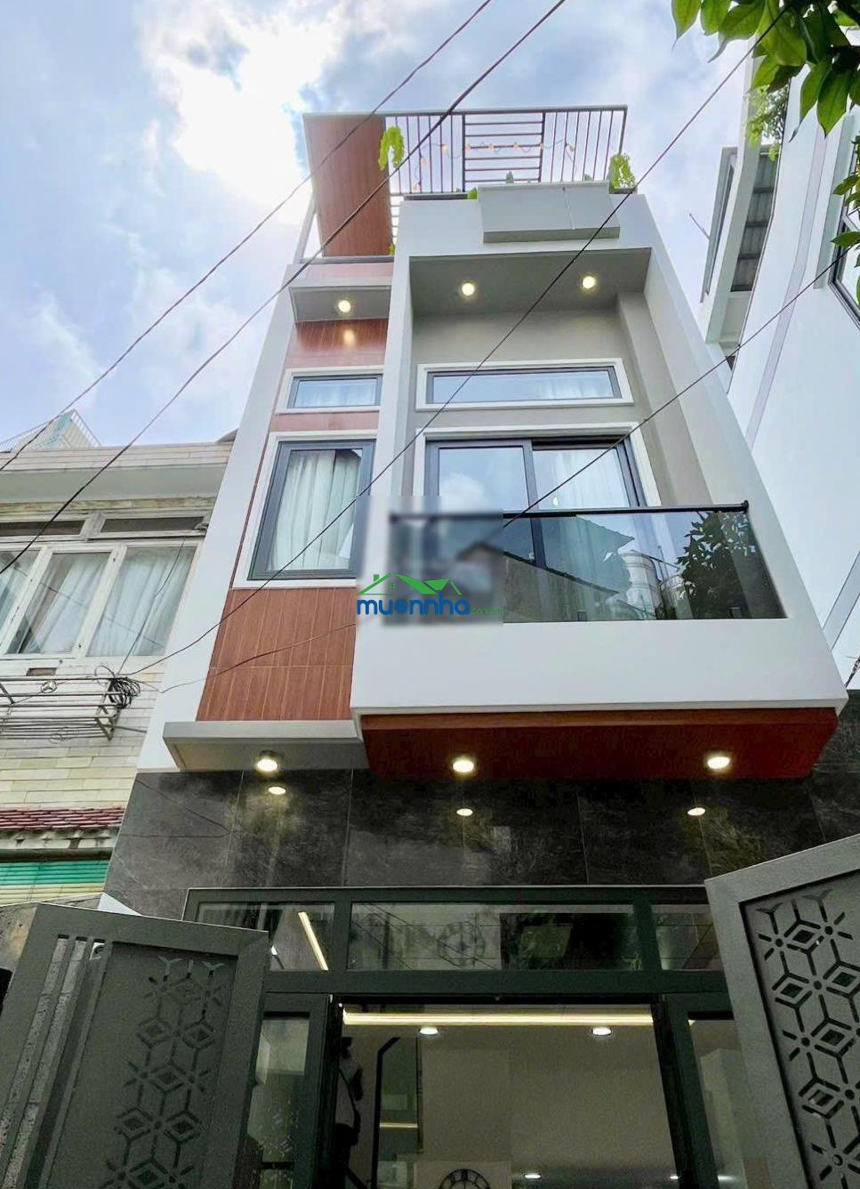 Chú hai bán nhà 63m2 xây 4 tầng đường quang trung,gò vấp giá 3tỷ150.gần ubnd phường. hẻm 4m. sổ sẵn - 3