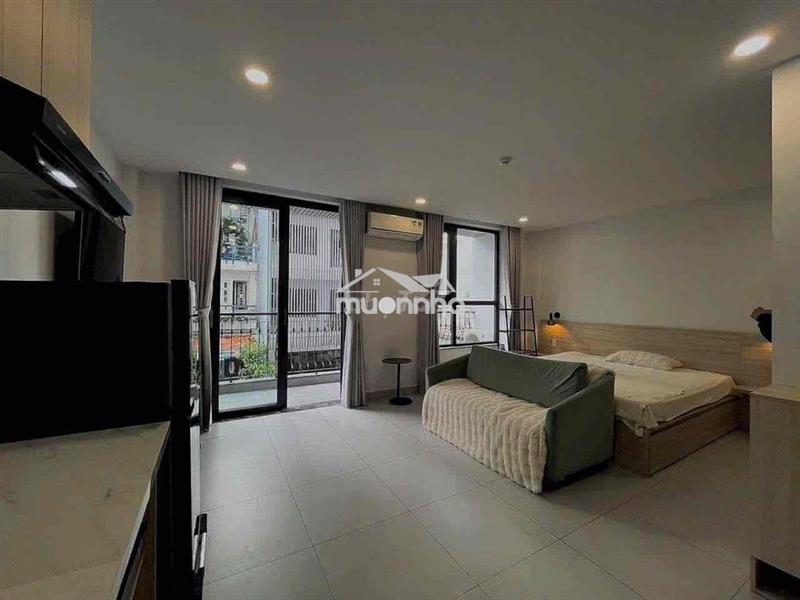 Căn hộ studio - ban công thoáng - tân sơn nhất, tân bình full nội thất