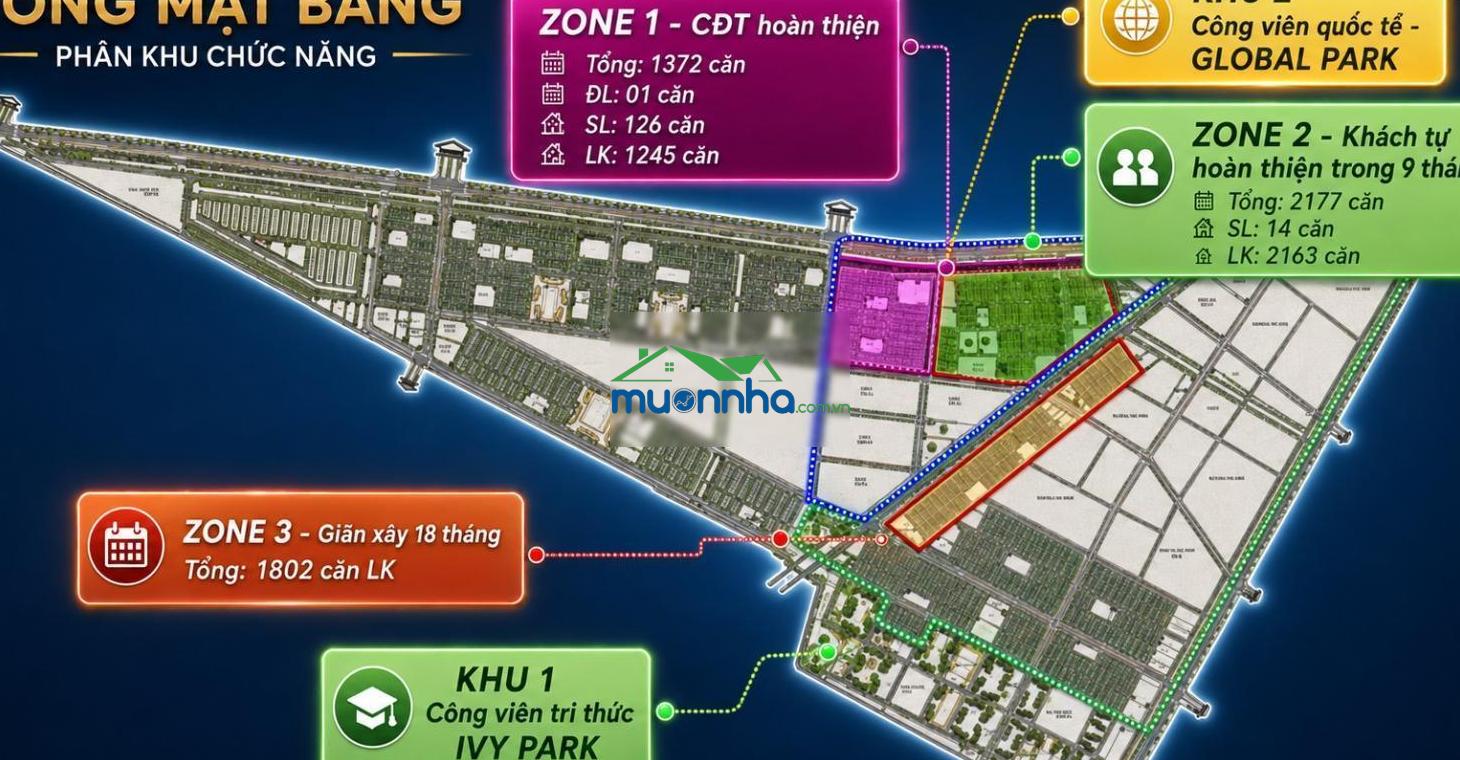 Trực tiếp cđt vinhomes. nhà 1 trệt 3 lầu, mặt tiền 23m chỉ 4 - 5tỷ ngay trong đô thị làng đại học