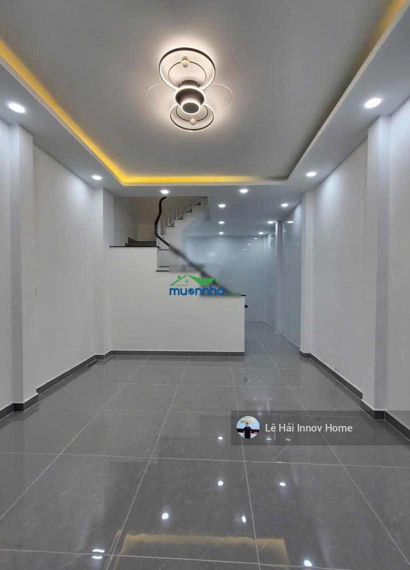 7.9 tỷ - đầm sen (4.5x12m, 50m², 4 tầng) - đường nhựa 7m - nhà mới ở liền - tặng nội thất
