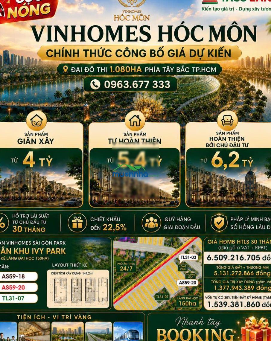 Vinhomes saigon park hóc môn, xã xuân thới sơn, tp. hồ chí minh - 2