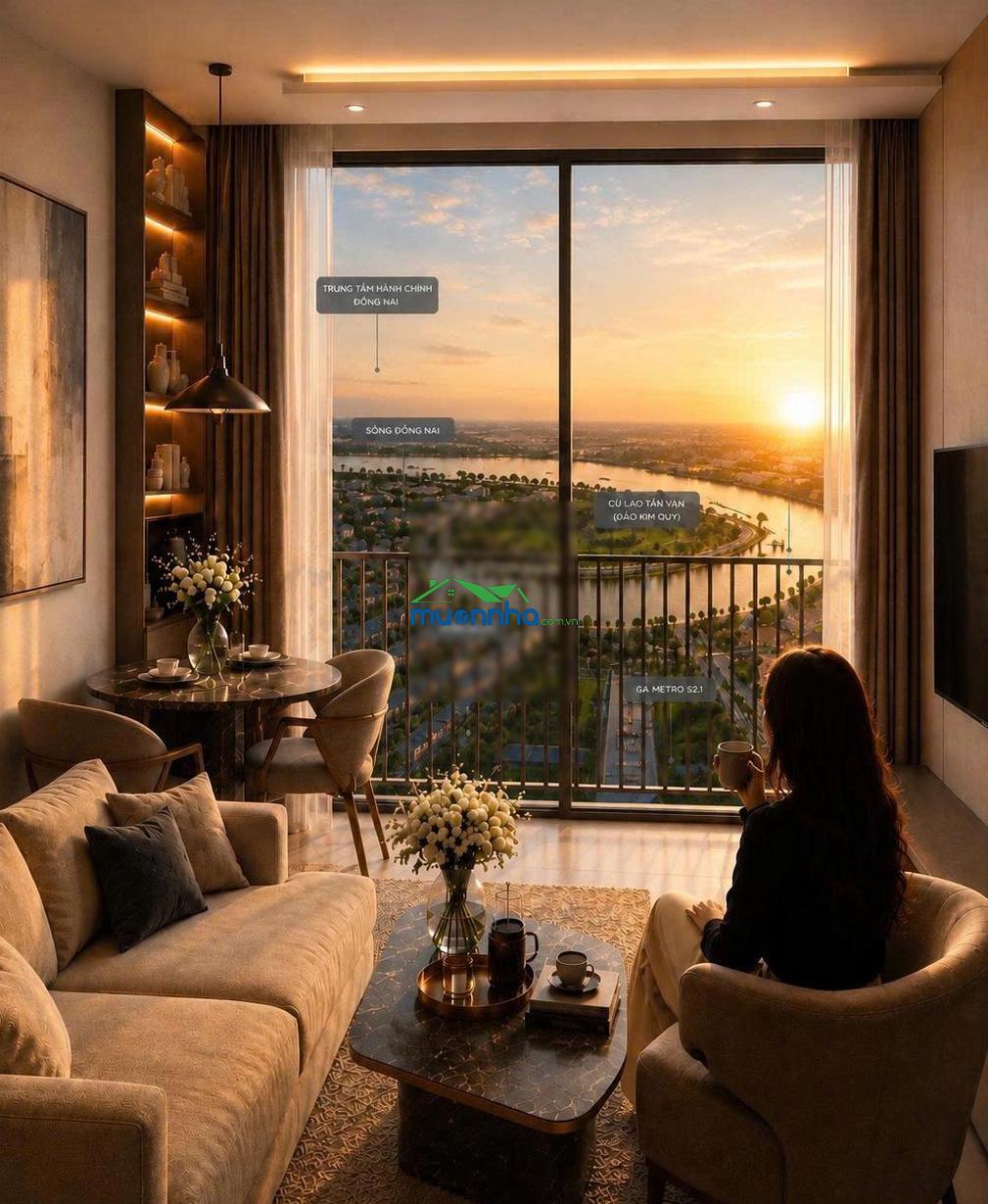 Chỉ 2 tỷ 59 sở hữu căn hộ 2pn view sông nhánh | đón sóng sân bay long thành nhờ cao tốc bh-vt - 4