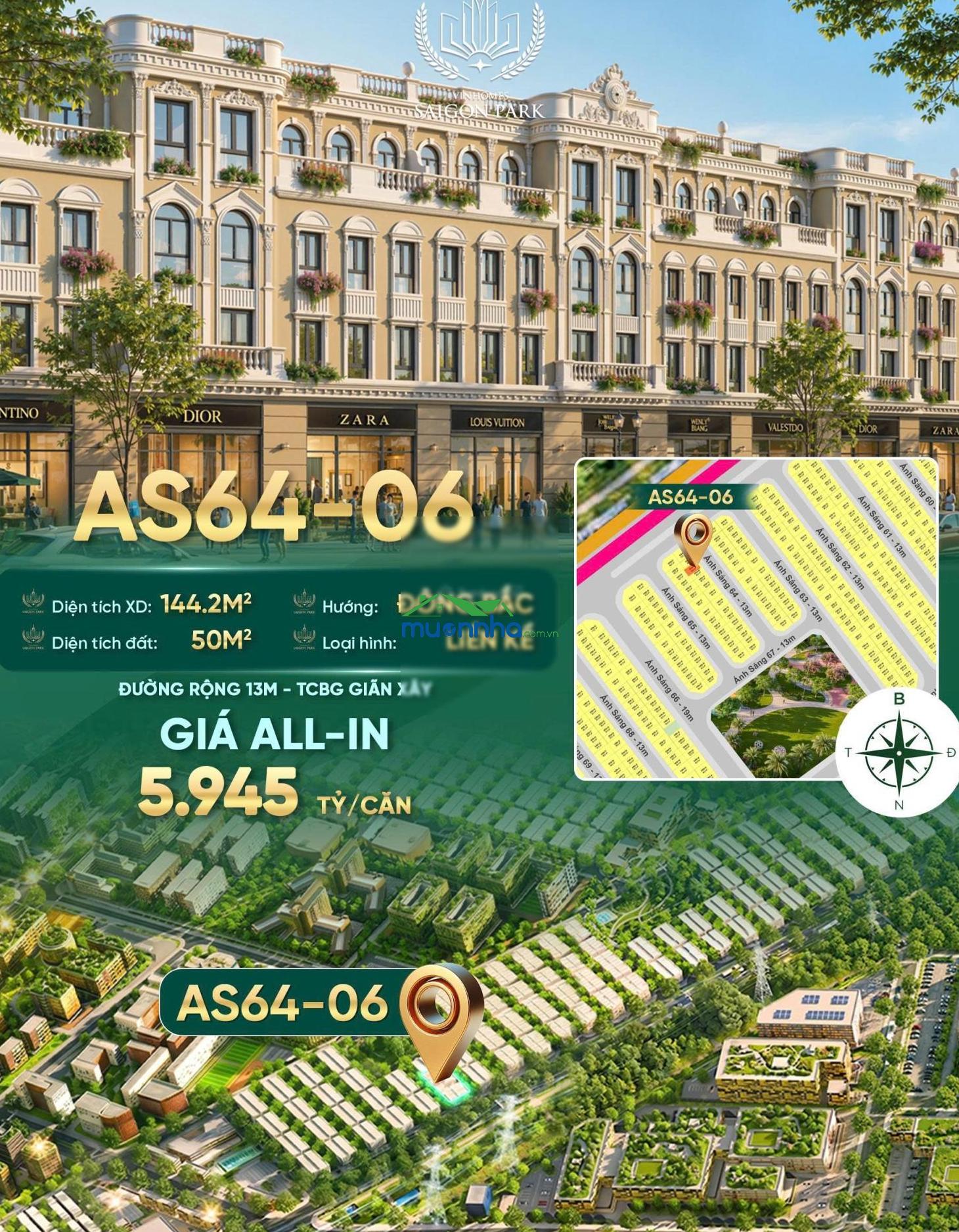 Bán bt 4pn, 4wc tại vinhomes saigon park, 5,554 tỷ, 50m2, nóng hổi! view đẹp giá mềm lãi suất 0% - 2