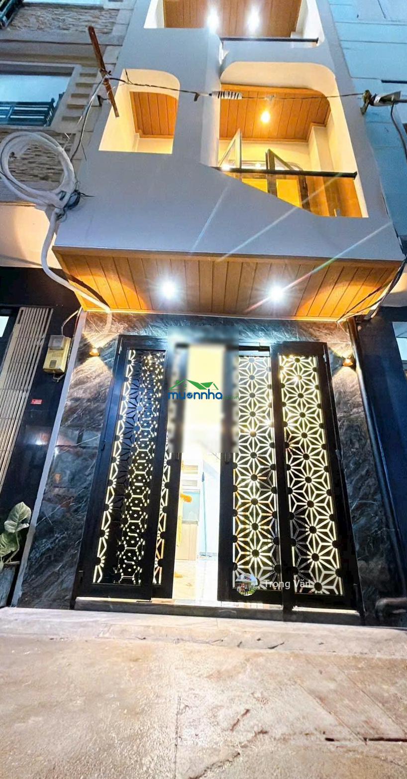 Chỉ 5,6 tỷ - khu phân lô hẻm 4m hoàng diệu giáp q1 - nhà mới 4 tầng như hình - 4