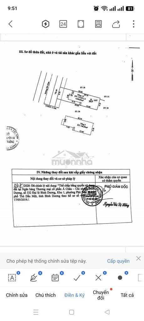 Bán nhà mặt tiền phú tân thủ dầu một bình dương - 3