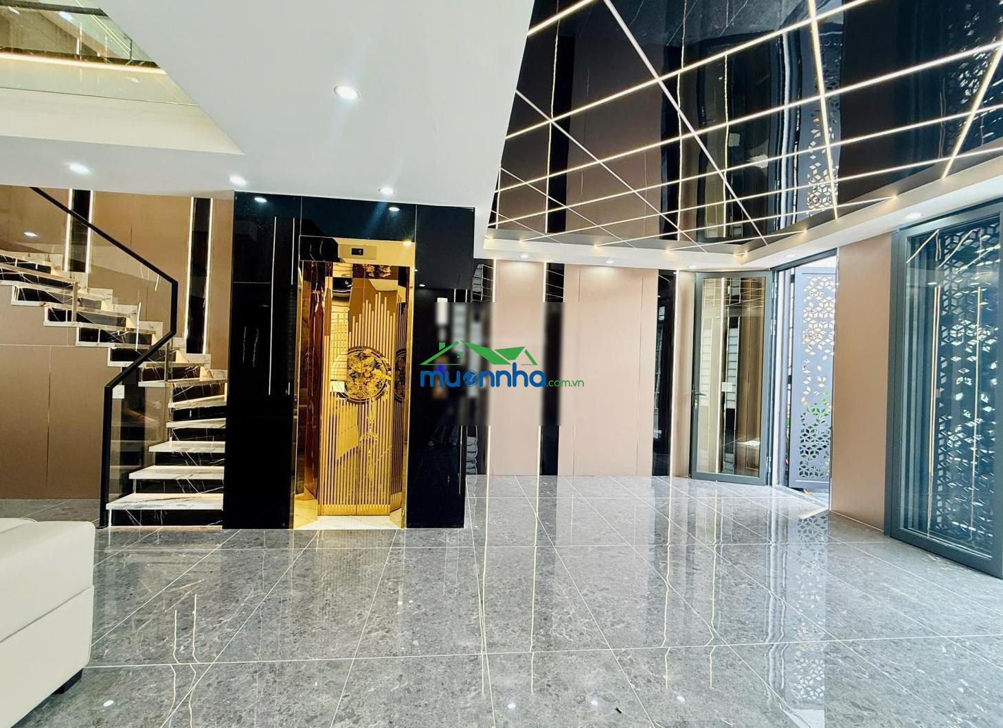 Căn góc 2 mặt tiền + thang máy full nội thất cao cấp. 6mx12.8m - gần nguyễn anh thủ - lê văn khương