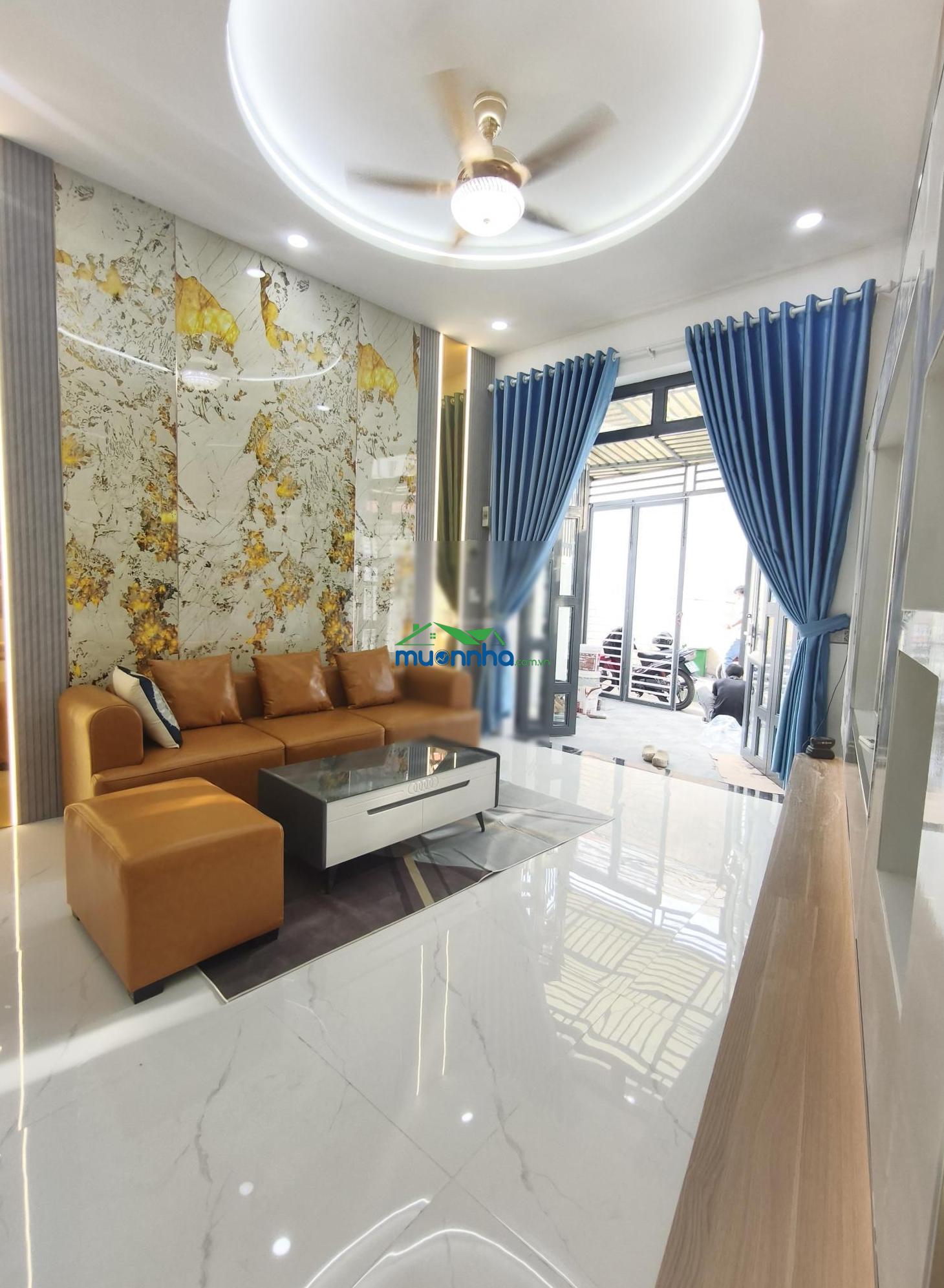 Nhà shr hẻm xe hơi thông ngay chợ hóc môn, bv hóc môn - 2