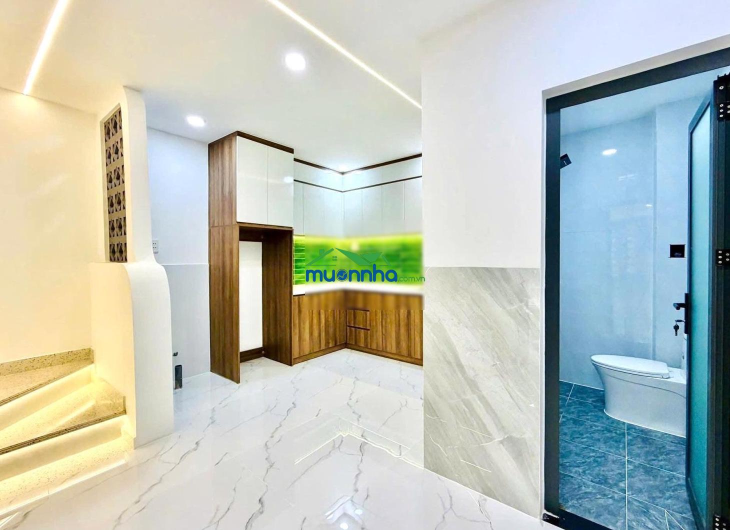 44m² hẻm 499 quang trung đối diện ubnd gv nhà mới 2 tầng - hẻm 3,5m thông giá 4 tỷ 9 tặng nội thất