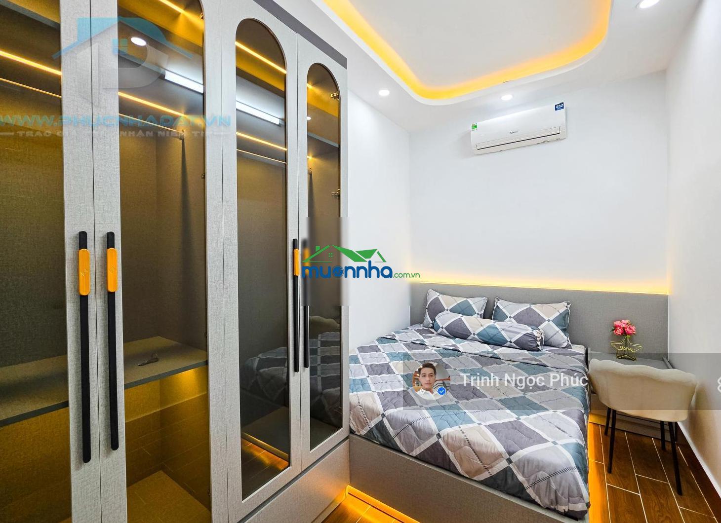 Nhà ngang 5m hiếm có phòng ngủ trệt sát quận 7 300m - giá 4.99 tỷ, 5x15m - 3